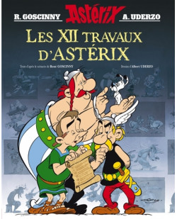 Asterix - album illustre - les 12 travaux d'asterix (hors collection)