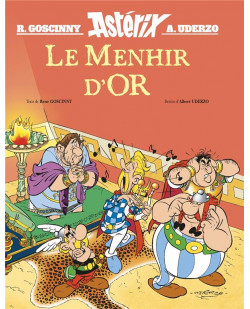 Asterix - album illustre - le menhir d'or (hors collection) - hors collection - album illustre